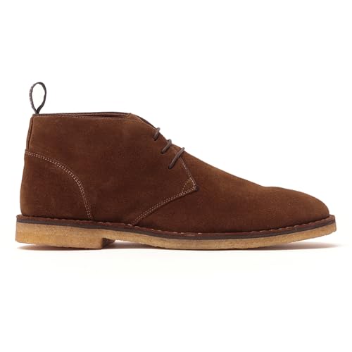 Anthony Veer George Ankle Chukka Boots for Men | Lace-up Mid-Top | Made with Premium Calfskin Suede | Original Crepe Outsole & Removable Leather Cushioned Footbed2