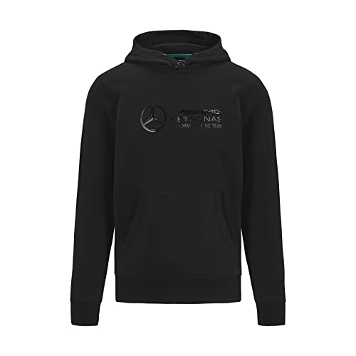 Mercedes AMG Petronas Formula One Team - Official Formula 1 Merchandise - Stealth Logo Hoodie - Black - M