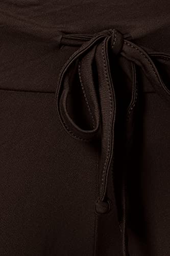 Image of Leggings Depot Women's Wide Leg Drawstring Pajama Pants for Lounge, Sleep | Soft, Breathable Poly-Span, Drawstring Waist, Comfy, Casual, Yoga, Everyday