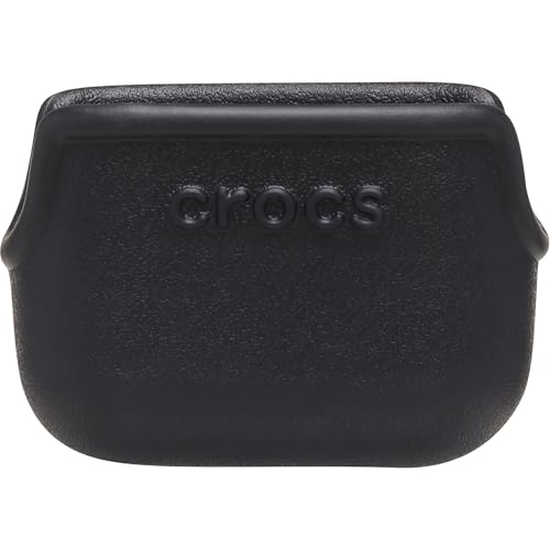 Crocs Acessórios de bolsa, bolsas organizadoras para bolsas, mochilas e bolsas de cinto, bolsa de fone de ouvido preta, tamanho único