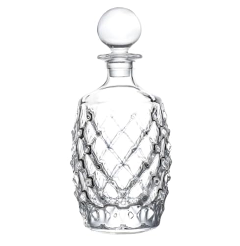 AZHKJKZH Decantador Vino Decantador De Cristal For Vino, Brandy, Licor, Zumo Y Adornos For Accesorios Bar(800ml)