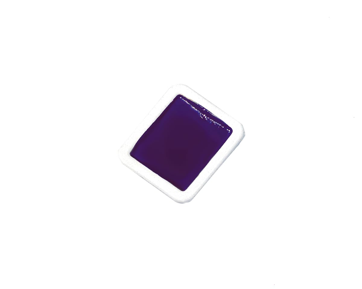 Prang Semi-Moist Watercolor Refill Half Pans Blue-Violet