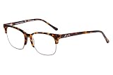 Okulary do czytania Edison & King Legend – retro design, mostek keyhole, szkła z powłoką Clean Coat, etui (hawana, +1,00 dpt)