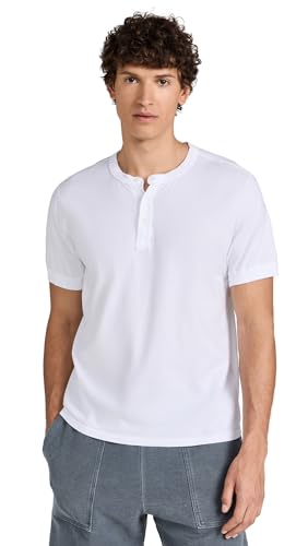 Men's Short Sleeve Pima Henley