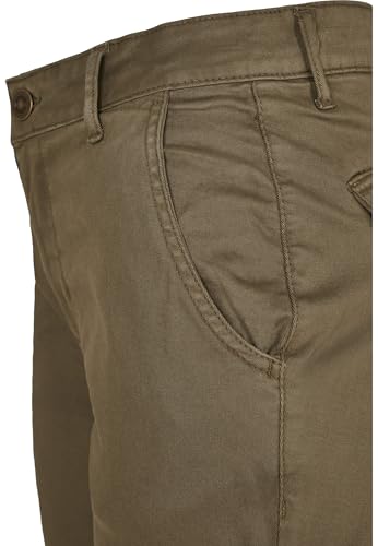 Urban Classics Damen Ladies High Waist Cargo Pants Hose, Grün (Olive 00176), W(Herstellergröße: 28)