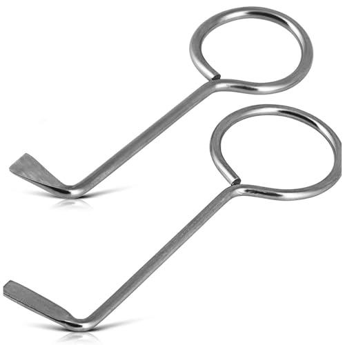 Weenwill Llave Maestra,2 PCS Llaves Universales de Acero Inoxidable para Puertas de Habitaciones Llave Abridor de Puerta,Profesionales para Barba Llave Maestra para Abrir Puertas
