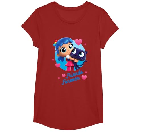 True and the Rainbow Kingdom T-Shirt, Girls, Cranberry Red, Small
