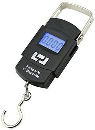 APNA KANHA® Portable Electronic Digital Pocket Weighing Hanging Scale Capacity 50Kg