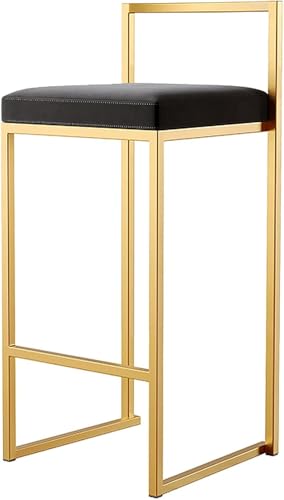 Tabourets de bar en velours chic lot de 2 sièges design à dossier haut