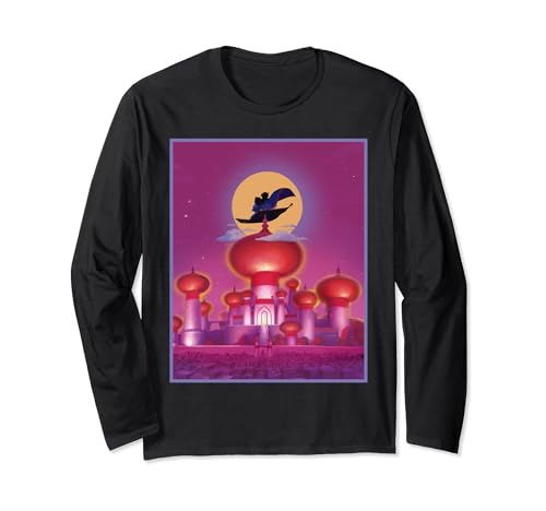 T-shirt Disney Aladdin rose à manches longues idéal pour un look streetwear branché