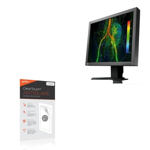BoxWave Screen Protector Compatible With EIZO EX190-S (19 in) - ClearTouch Anti-Glare (2-Pack), Anti-Fingerprint Matte Film Skin