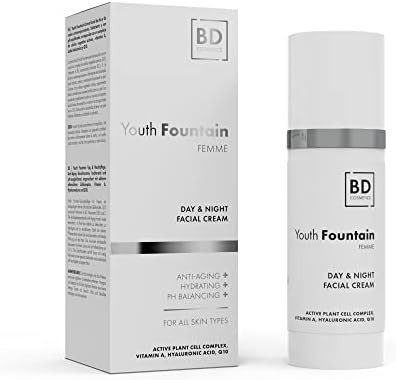 BD COSMETICS Youth Fountain - Anti Aging Face Moisturizer for Women - High Performance Anti Wrinkle Face Cream - All-in-One Mist, Eye Cream, Serum, Facial Cream