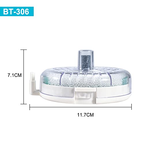 Image of UPETTOOLS Mini Aquarium Sponge Filter, Small Internal Fish Tank Filter Detachable Submersible Filter with Air Stone Suitable for 20-40 Gallon Tank ((Air Pumps and Air Tube Not Included)