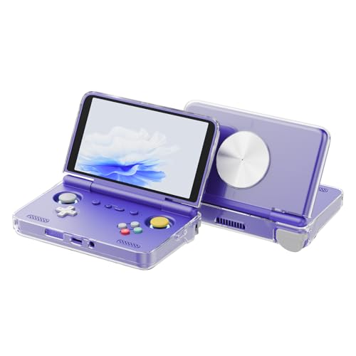 for Retroid Pocket Flip 2 Retro Game Console Protective Case,Clear TPU Cover Compatible with Retroid Pocket Flip 2,Shockproof Drop-Proof Game Console Case Cover (Clear)
