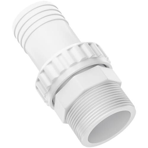 SUFULUNO SP1493 Pool Union 1 1/2 Inch Compatible with Hay-Ward Pool Pump Fittings,1-1/2-Inch MIP with 1-1/2-Inch Hose Barb Quick Disconnect Econo Union