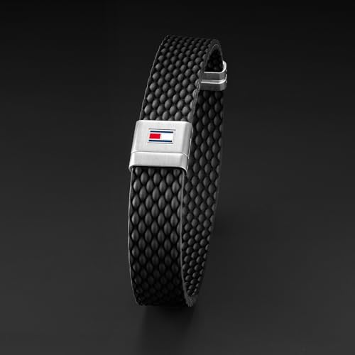 Tommy Hilfiger Jewelry armband für Herren aus Silikon aus Blau oder Schwarz