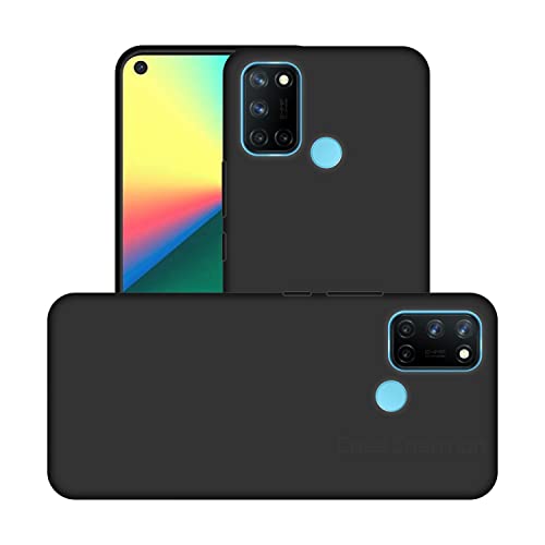 Image of Case Creation for VivoY50 2021 Back case, Vivo Y50 Slim Flexible Smart Look case with 360 Camera All Angle Protection (Pure Black)