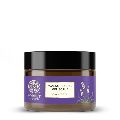 Forest Essentials Walnut Face Exfoliating Scrub For Oily Skin | Ayurvedic Tan Removal Facial Scrub |