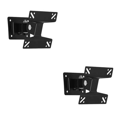 KEALBAUS 2 soportes de pared para pantalla LCD LED de 15 a 27 pulgadas, ajustable, retráctil, para soporte de TV