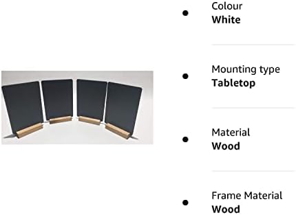 A5 Chalkboard Blackboard Pub Tabletop X Four Only + A Free Liquid Chalk Pen