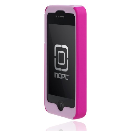 Incipio iPhone 4/4S SILICRYLIC Hard Shell Case with Silicone Core - 1 Pack - Carrying Case - Retail Packaging - Pink/Pink