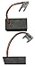 Motor Brush Set,DC,3/8 in.L,5/8 in.W,Pk2