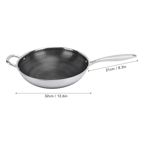 Wok de acero inoxidable Pssopp 32 cm miniatura 3