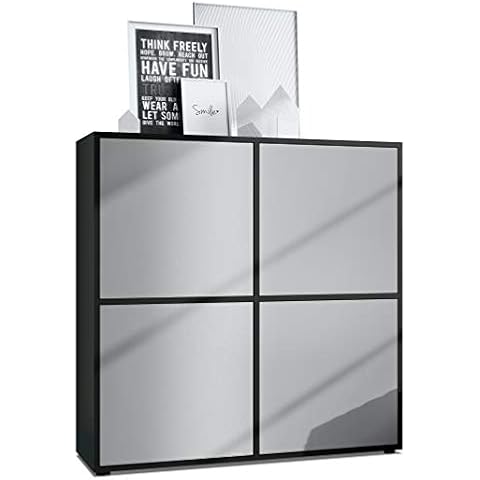 Vladon Cuba V2 Highboard with 8 Shelves Cover