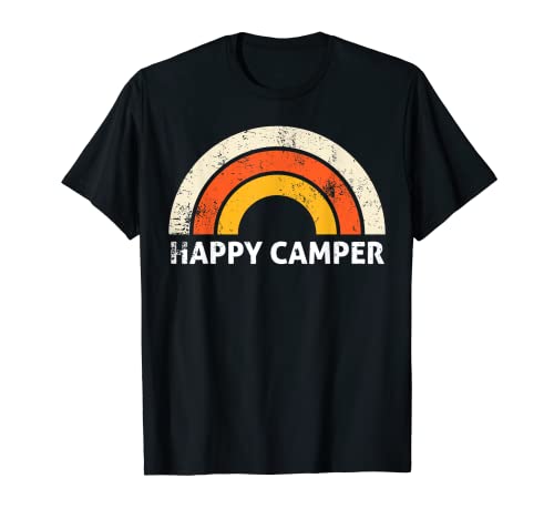 Happy Camper Shirt. Camisas para mujeres Camisas para hombres Gráfico Camiseta