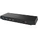 Produktbild SABRENT USB C Dockingstation mit netzteil, 2 HDMI + 2 DP, 5K / 4K@60Hz, PD 60W, RJ45 Ethernet, USB Ports Typ A + C, 3,5 mm Jack + Mikrofon