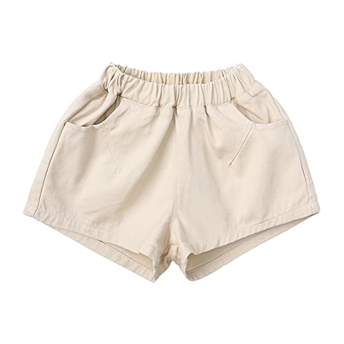 Moonker Toddler Girls Boys Baggy Cotton Shorts Unisex Summer Lightweight Breathable Casual Shorts Daily Shorts