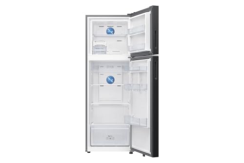 Image of Samsung 256 L, 3 Star, Bespoke AI, Convertible, Digital Inverter Frost Free Double Door Refrigerator (RT80H30U3KHL, Black Caviar, 2026 Model)