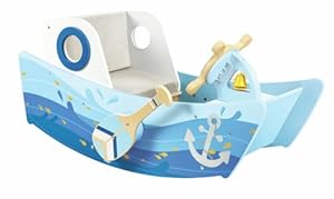 Hape E1214 Kinderboot mit Steuerrad ab 12 Monaten