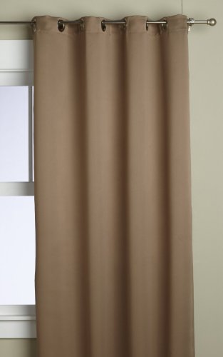 Lorraine Home Fashions Carnivale 134,6 cm X 160 cm occultant Panneau, Taupe, 53 by 84-inch