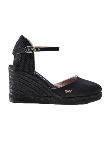 Image of VISCATA Satuna Women's Sandals Espadrille Canvas Buckle Wedges