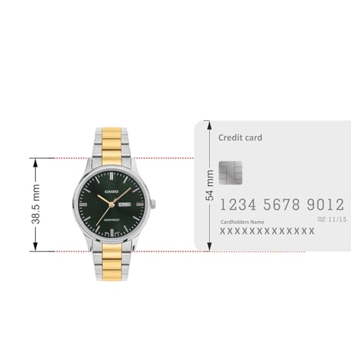 Image of Casio Enticer Ladies LTP-SN8YSG-3B Analog Green Dial Watch (A2513)