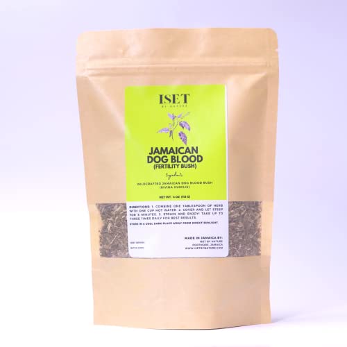 Jamaican Dog Blood Bush, Organic Fertility Tea for Women, Loose Leaf Herb for The Womb
