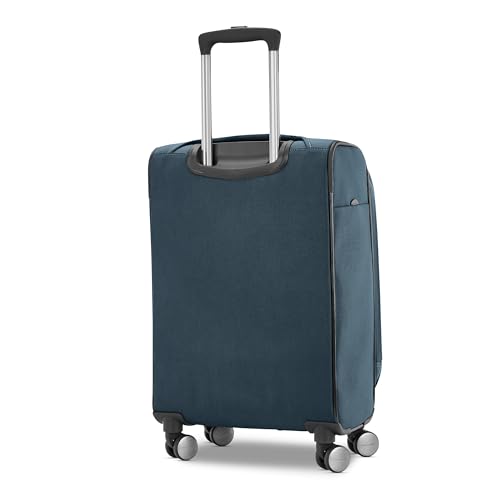 Image of Samsonite Ascella 3.0 Lightweight Softside Luggage Spinner Collection, Teal /Black, 3-Piece Set (Carry on /Medium /Large), Ascella 3.0 Softside Expandable Luggage With Spinner Wheels