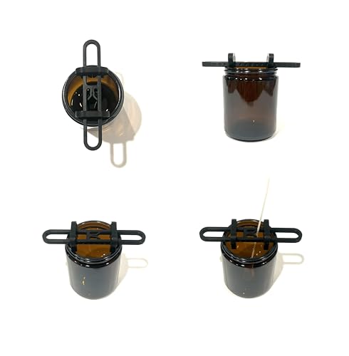 Centrador de mechas para fabricación de velas DIY en recipientes con kit de calcomanías 6
