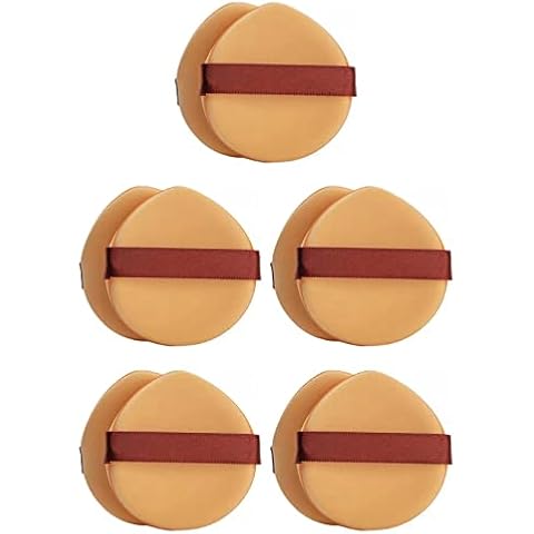 Leather Powder Puff Air Cushion Powder Puffs Makeup Puff Makeup Tool 10pcs for Liquid Foundation Cream Powder Concealer Cover