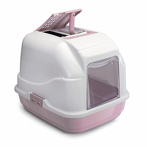 EASY CAT ROSA - TOILETTE CHIUSA PER GATTI IMAC : : Prodotti per  animali domestici