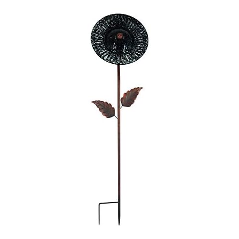 Peaktop 3601810 Solar Garden Stake, Black Cover