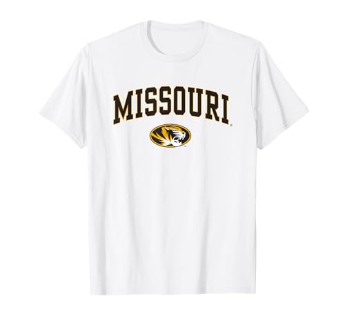 Missouri Tigers Arch Over Logo Officially Licensed T-Shirt Small