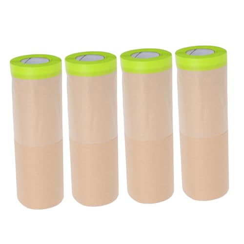 Película de enmascarar para pintar autos Holibanna con papel kraft protector preencintado