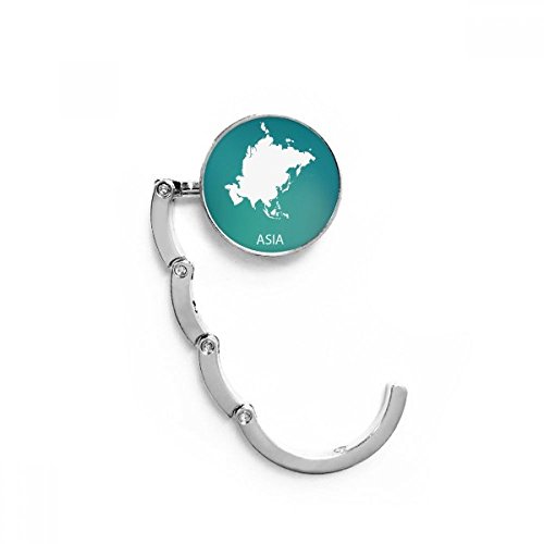 Crochet sac pliant Asie multicolore | Porte de bureau pliable pour table