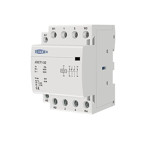 Contacteur 32A 220V sur rail DIN à haute durabilité pour circuit électrique