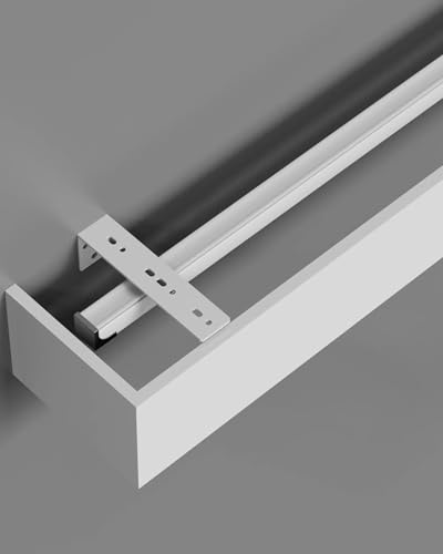 Sistema de riel para cortina decorativo de 4 m ideal para salones amplios