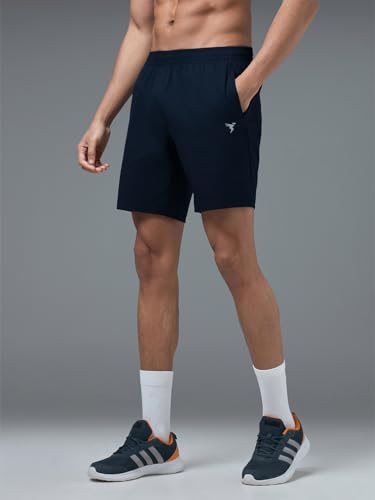 Image of TECHNOSPORT Men's Slim Fit Sports Shorts with Ts Flexi, Breathable Comfort for Gym, Running, Training