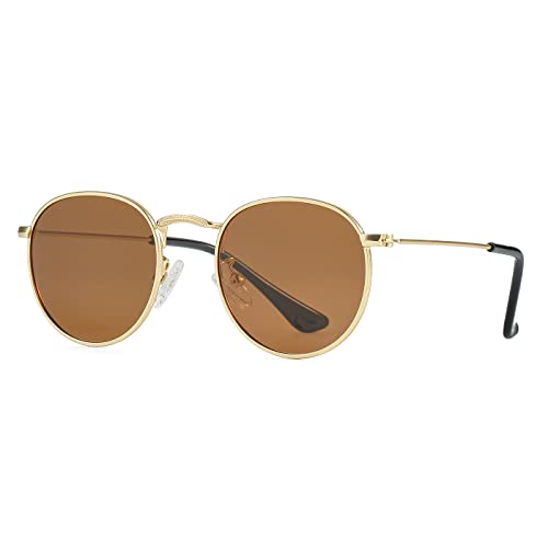 Image of Kids Polarized Sunglasses Classic Metal Frame for Baby Boys Girls Age 0-18
