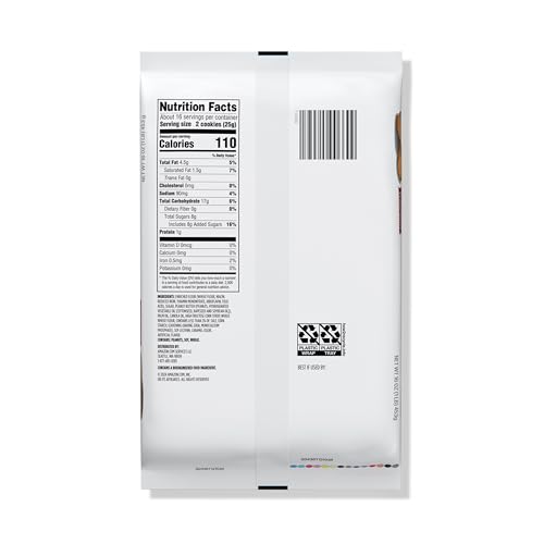 Image of Amazon Grocery, Peanut Butter Sandwich Cookies, 1 Lb